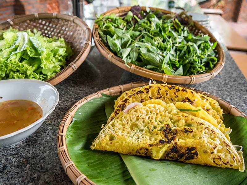 How to make Vietnamese pancakes - Bánh xèo